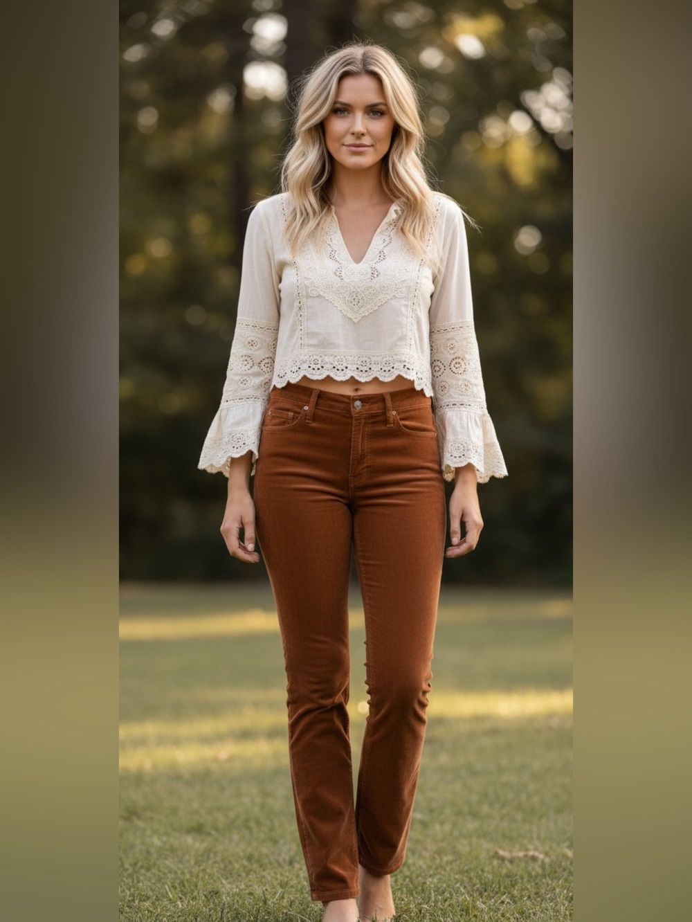 MOTHER The Mid Rise Dazzler
Ankle Jeans Corduroy Pants 27 
Hopscotch Brown NWOT